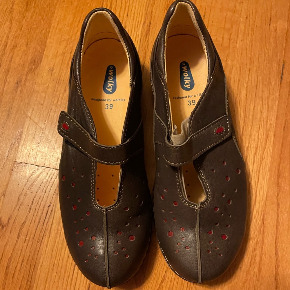 Wolky velco strap Mary Jane style shoe